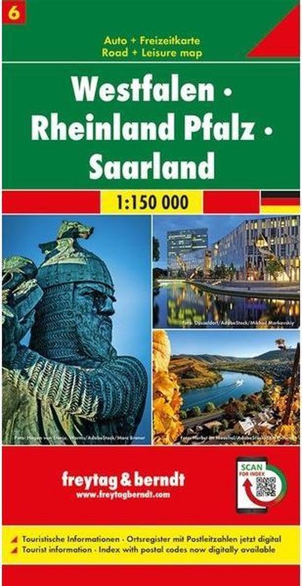 Westfalen - Rheinland Pfalz - Saarland, Autokarte 1:150.000, Blatt 6