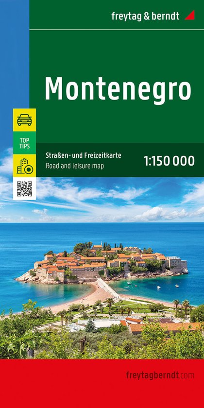 F&B Wegenkaarten - F&B Montenegro Wegenkaart 1:150.000