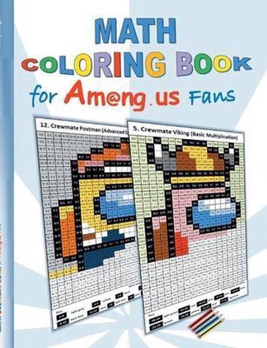 Math Coloring Book for Am@ng.us Fans