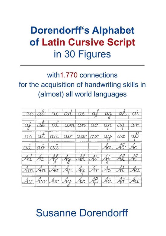 Dorendorff 's Alphabet of Latin Cursive Script in Figures