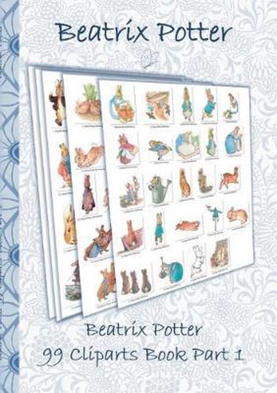 Beatrix Potter 99 Cliparts Book Part 1 ( Peter Rabbit )