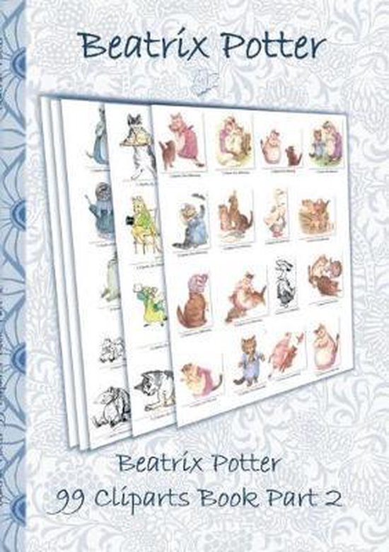 Beatrix Potter 99 Cliparts Book Part 2 ( Peter Rabbit )