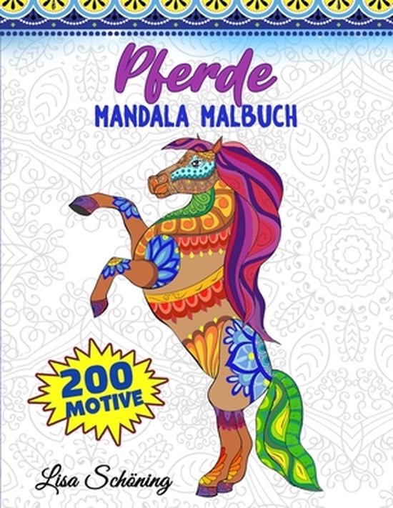 Pferde Mandala Malbuch