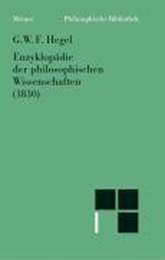 Enzyklopadie Der Philosophischen Wissenschaften Im Grundrisse (1930)