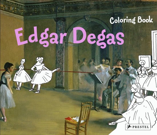 Edgar Degas Coloring Book