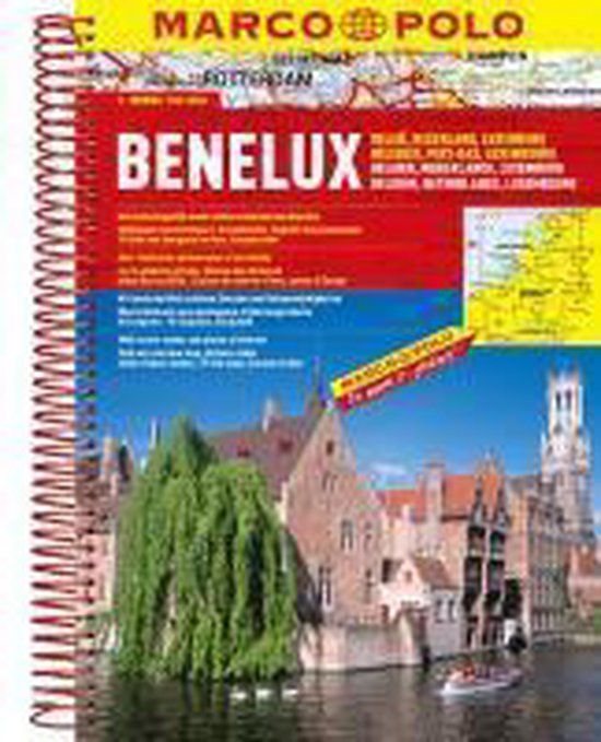 Benelux Wegenatlas Marco Polo