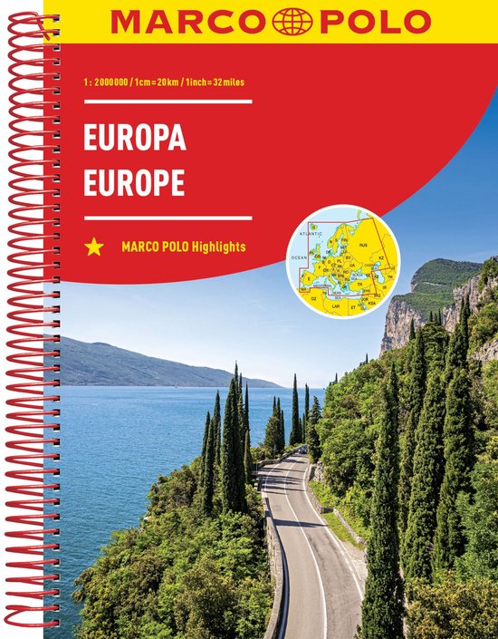 MARCO POLO Reiseatlas Europa Wegenatlas 1:2.000.000