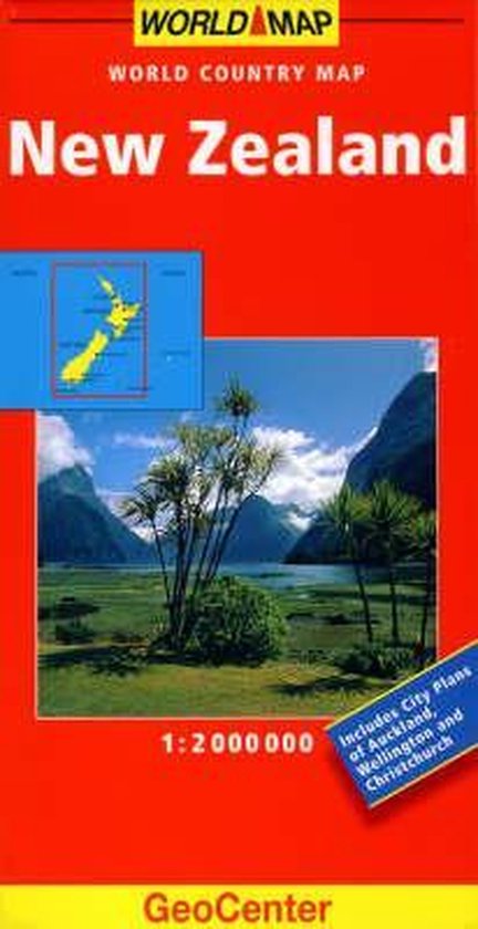 New Zealand GeoCenter World Map