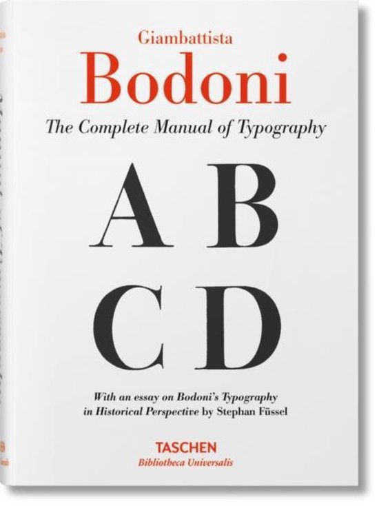 Bodoni Manual Of Typography