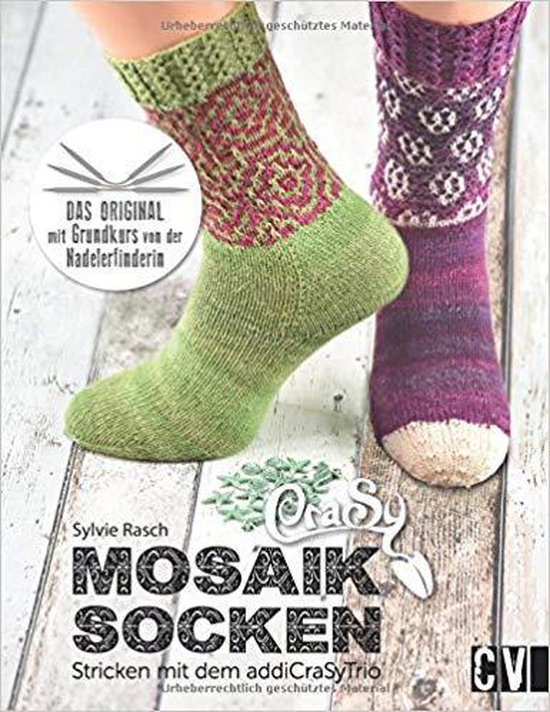 CraSy Mosaik - Socken Stricken mit dem addiCraSyTrio