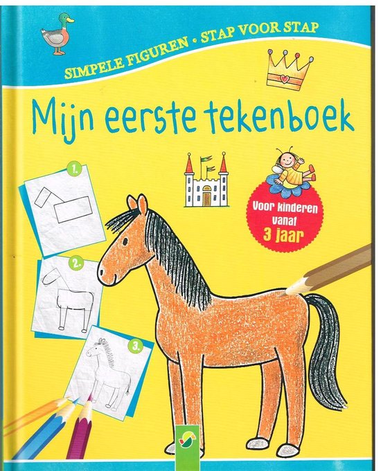 mijn eerste tekenboek met 24 makers vanaf 3 jaar