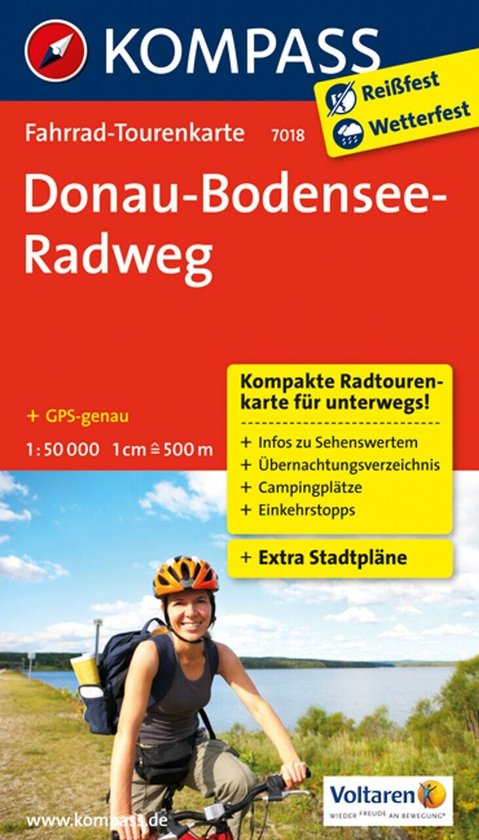 Kompass  FK7018 Donau-Bodensee-Radweg