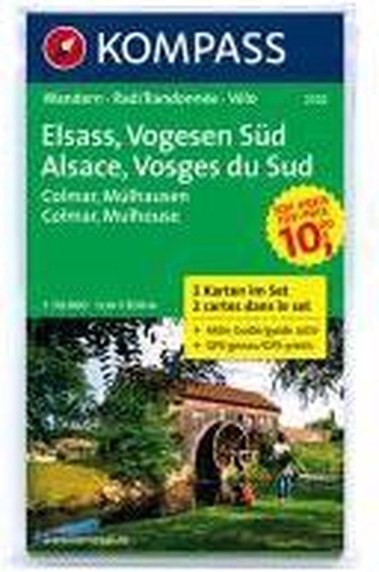 Kompass WK2222 Elzas/Vogezen Zuid