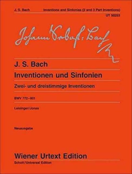 Inventions And Sinfonias BWV 772-801