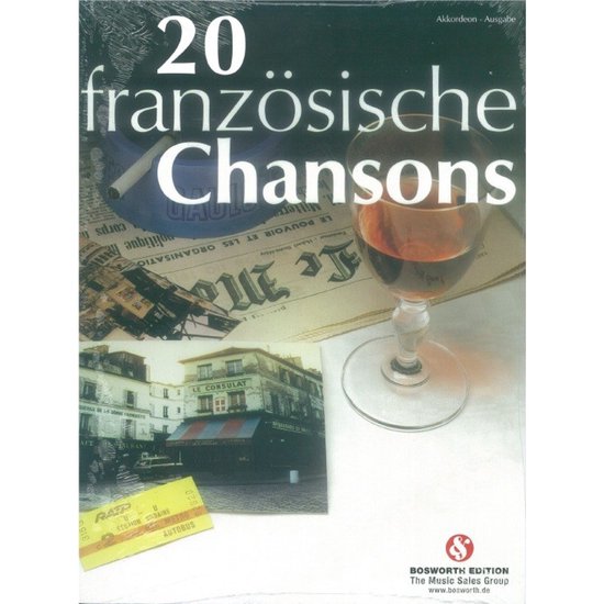 Zwanzig französische Chansons für Akkordeon