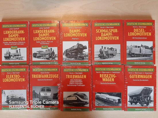 Deutsche Eisenbahnen, Ausführliche Dokumentation der Geschichte der deutschen Eisenbahn in 10 Bänden