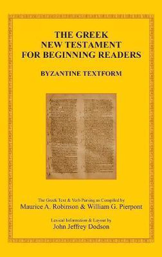 The Greek New Testament for Beginning Readers