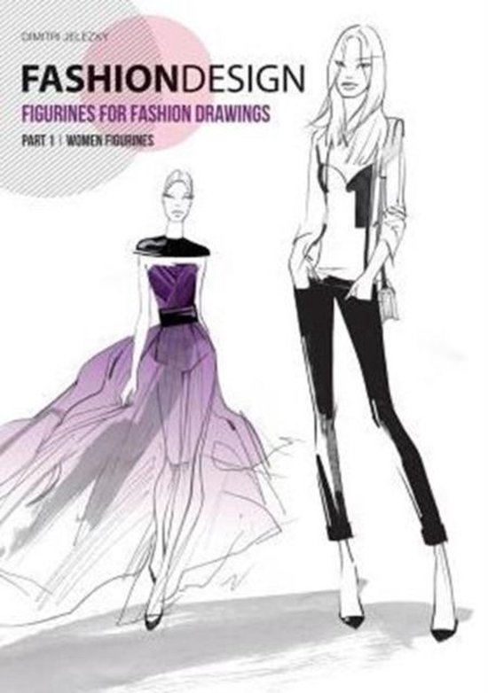 FASHION DESIGN - Figurines for fashion drawings - Part 1 women figurines