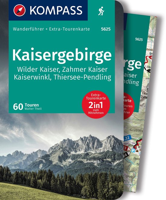 KOMPASS Wanderführer 5625 Kaisergebirge Wandelgids