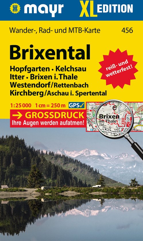 Mayr Wanderkarte Brixental XL 1:25.000