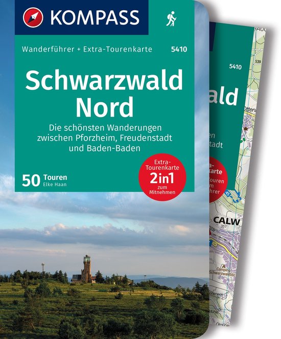 KOMPASS Wanderführer 5410 Schwarzwald Nord Wandelgids