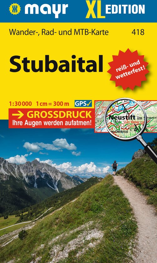 Mayr Wanderkarte Stubaital XL 1:30.000