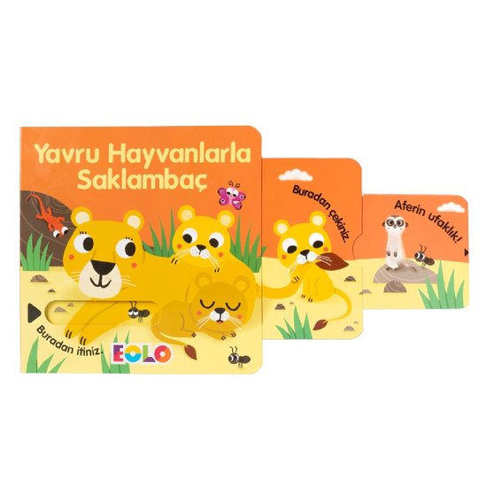 Yavru Hayvanlarla Saklambaç - Turkse Kinderboeken