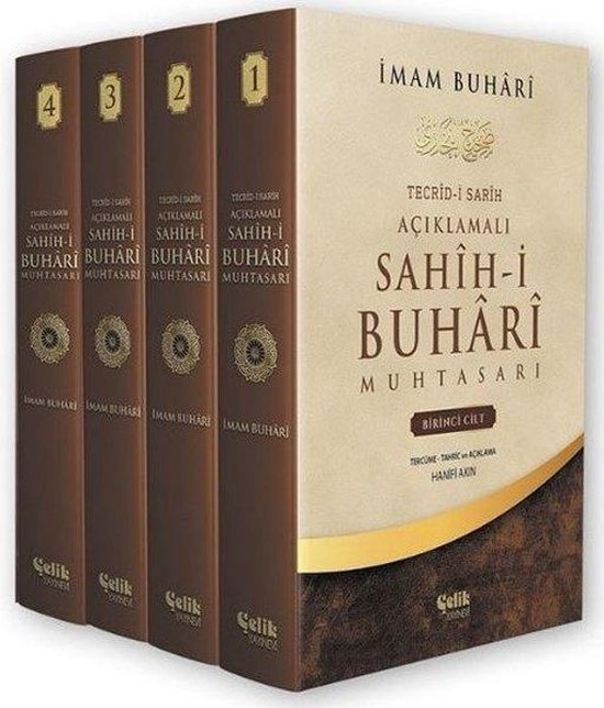 Sahih i Buhari Muhatasarı Seti 4 Kitap Takım Kutulu