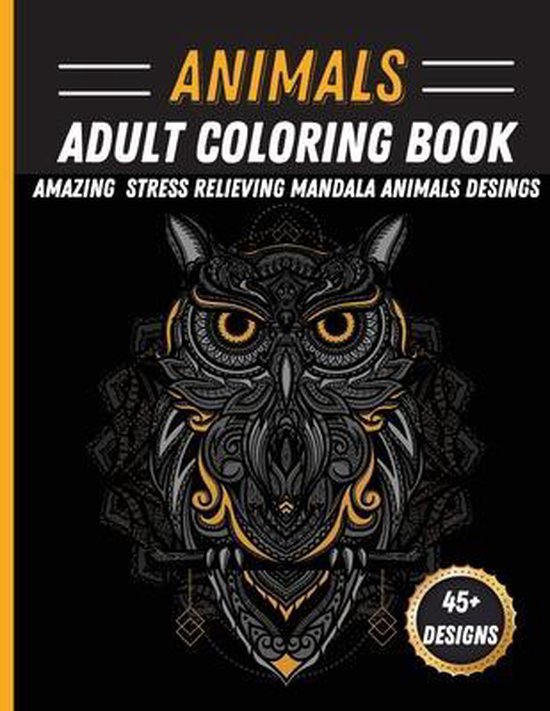 Animals Mandala Coloring Book