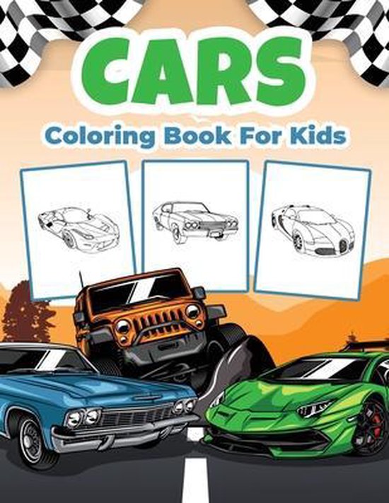 Cars Coloring Book for Kids