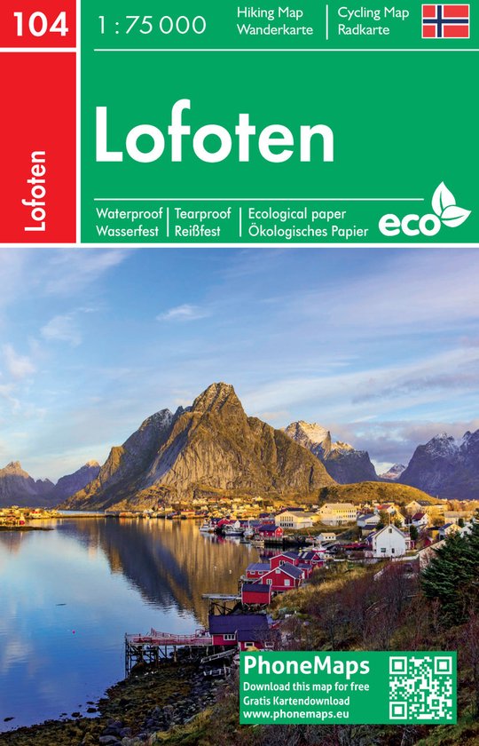 F&B 104 Lofoten Phonemap Wandelkaart