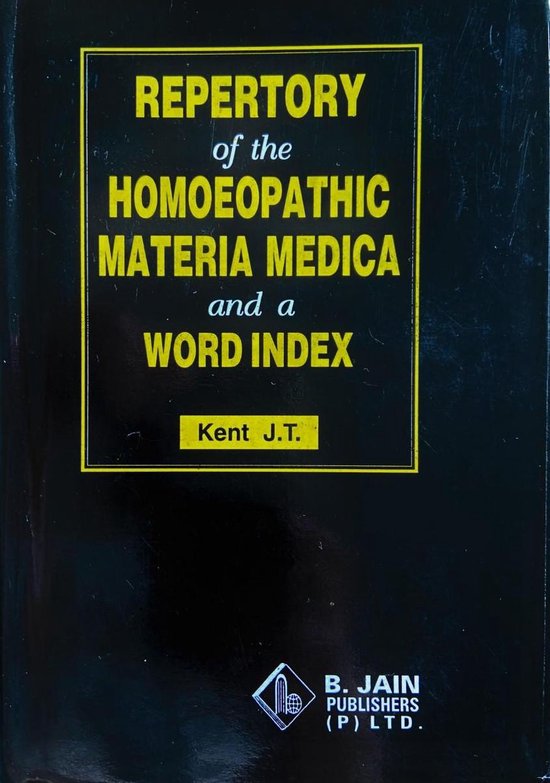 Repertory of Homoeopathic Materia Medica and a Word Index