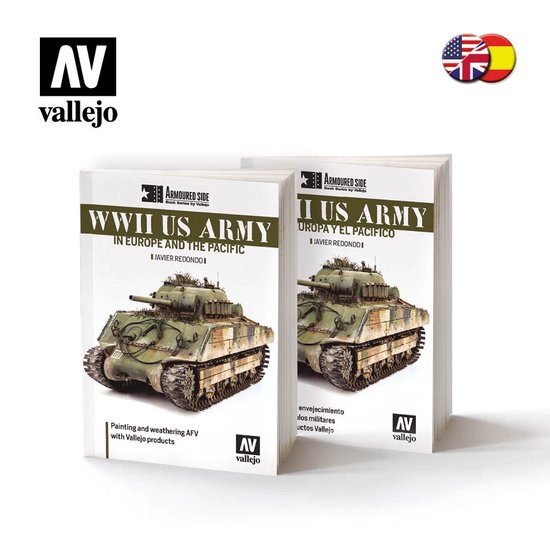 Vallejo val75019 - Boek WWII US ARMY in Europe and the Pacific - English