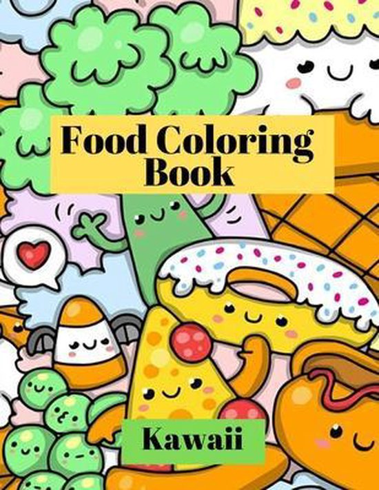 Kawaii Food Coloring Book