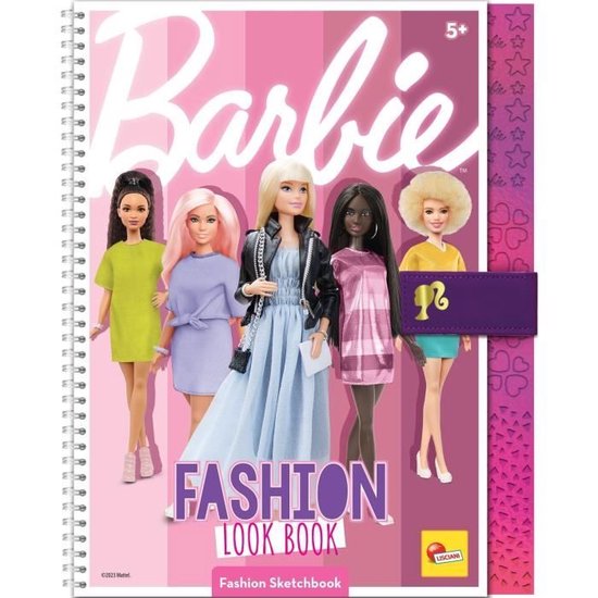 Boekje voor het maken van modecollecties - Barbie schetsboek mode-look - LISCIANI