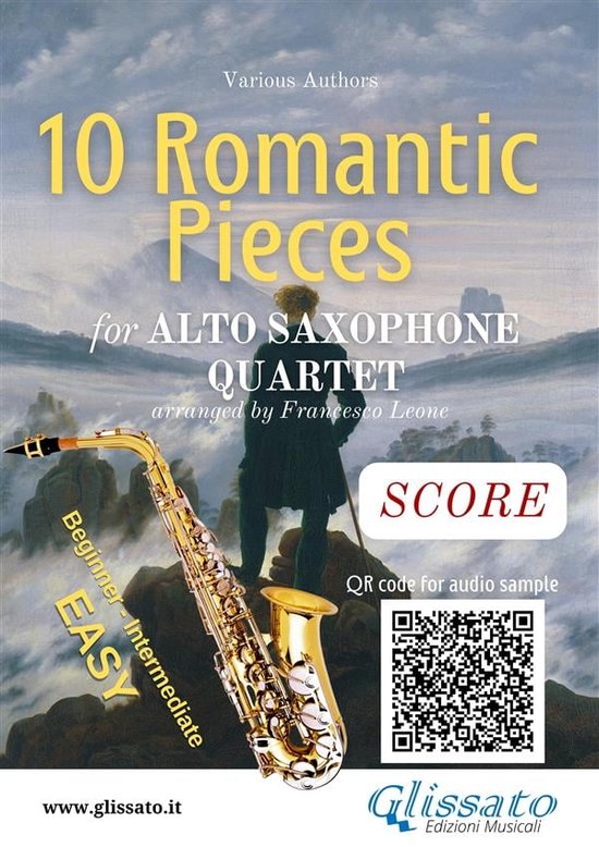 10 Romantic Pieces - Alto Sax Quartet 5 - Alto Saxophone Quartet 10 Romantic Pieces - score