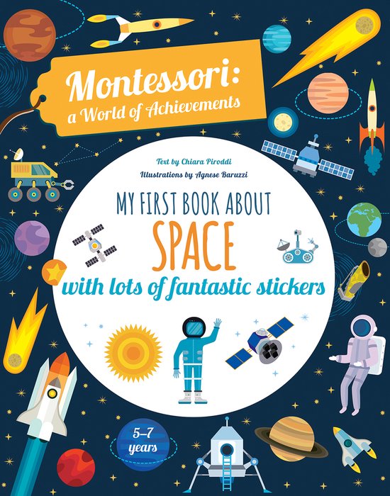 Montessori: Activity Book- My First Book About Space