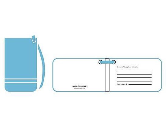 Moleskine Luggage Tag Cerulean Blue