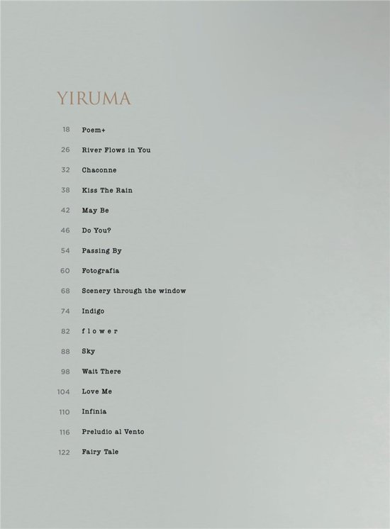 Yiruma The Best - Easy Piano Edition