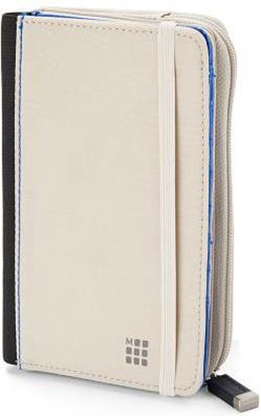 Moleskine Double Wallet, Khaki Beige, (4.25 X 7 X 1.25)