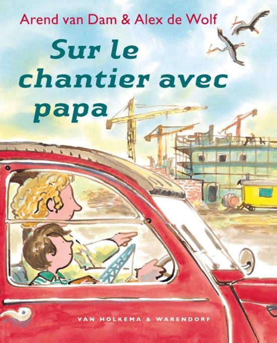 Sur le chantier avec papa