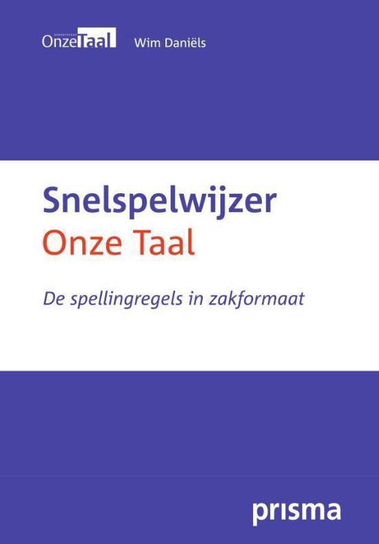 Snelspelwijzer Onze Taal