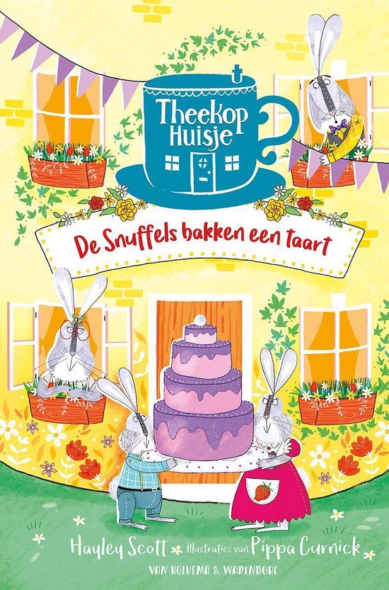 Theekophuisje 2 -   De snuffels bakken een taart