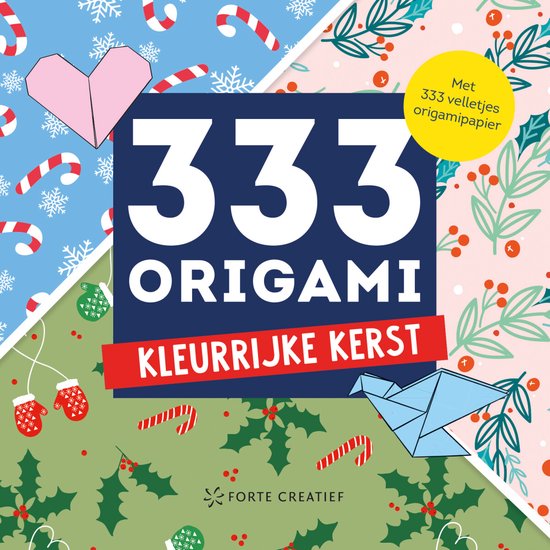 333 Origami - Kleurrijke kerst