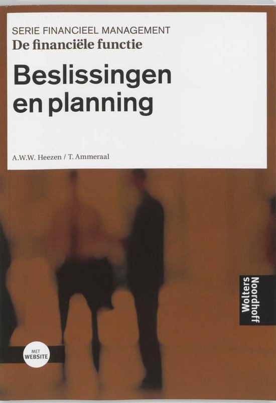 Beslissingen en planning