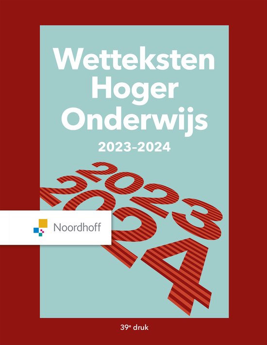 Wetteksten Hoger Onderwijs 2023-2024