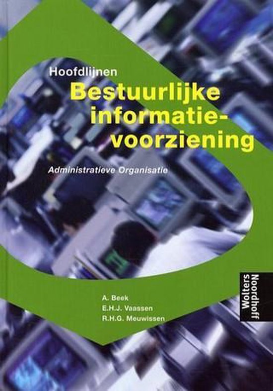 Hoofdlijnen bestuurlijke informatie voorziening