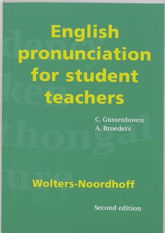 English pronunciation for student teachers