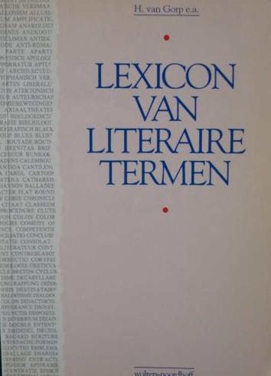 Lexicon van literaire termen