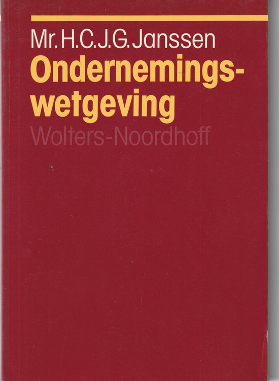 Ondernemingswetgeving